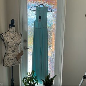 Halston Heritage Light Blue Dress